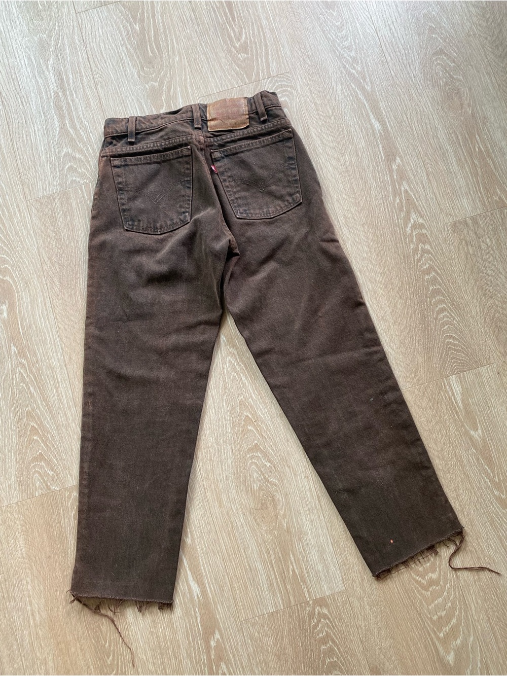 Vintage Levi’s 550 chocolate brown 100% cotton